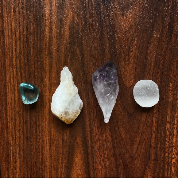 Free People Other - Bundle Set of 4 Crystals Tumbled Stones